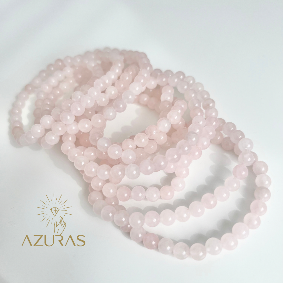 Rosenquarz Armband (beh.)