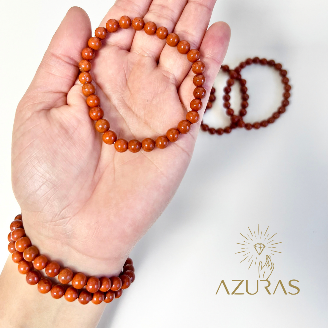 Roter Jaspis Armband