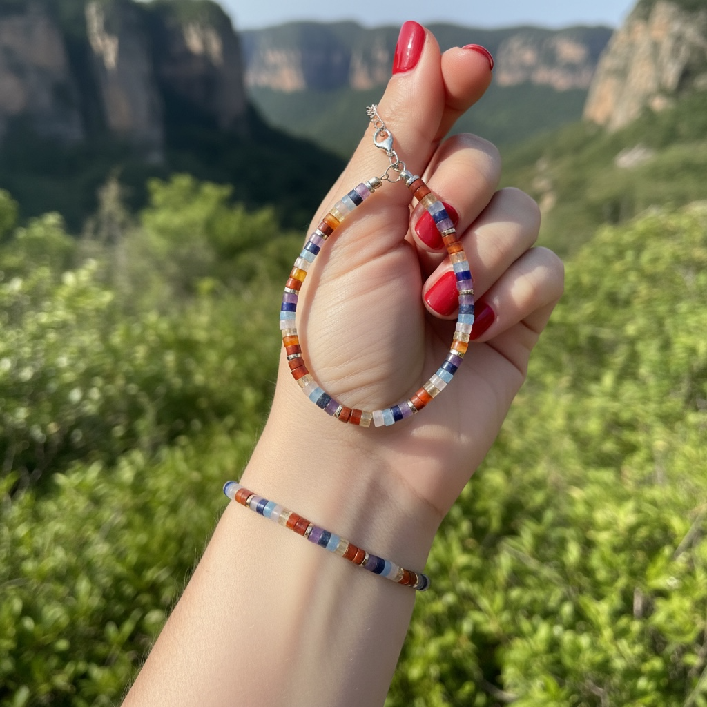 Sieben - Chakra - Armband Modell Elegant