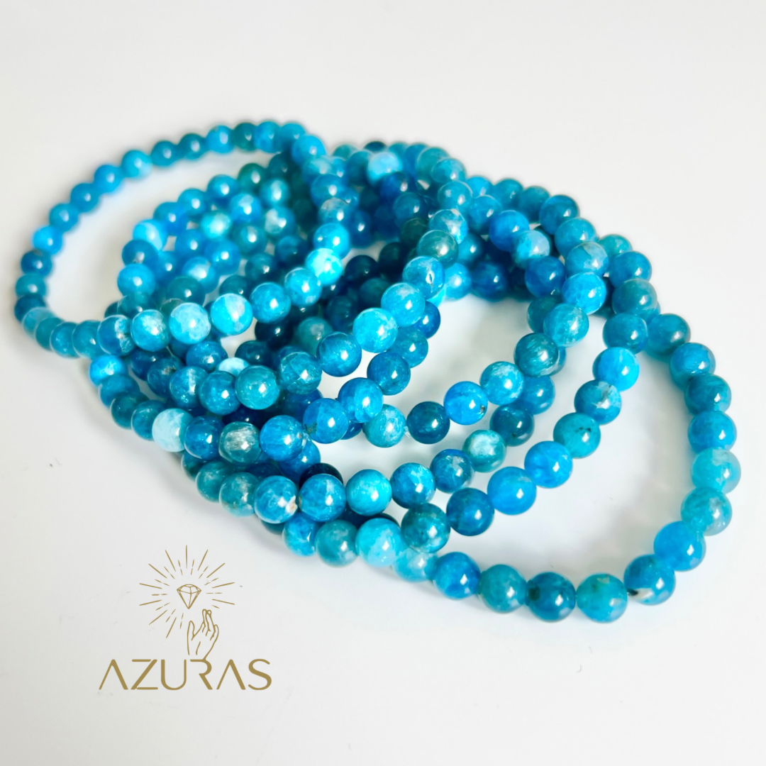 Apatit Blau  (beh.) Armband