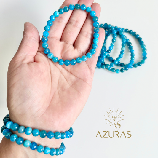 Apatit Blau  (beh.) Armband