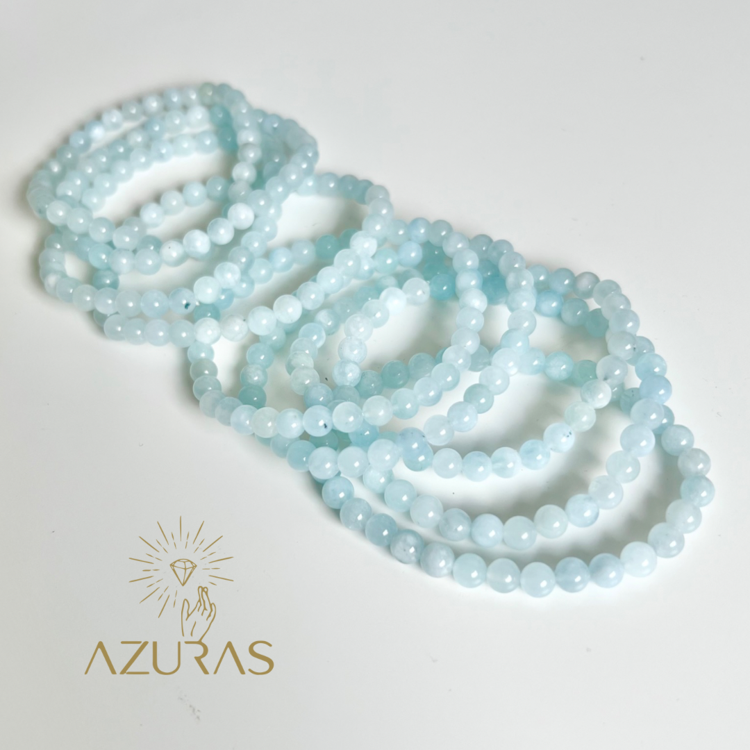 Aquamarin Armband (Beryll Varität)