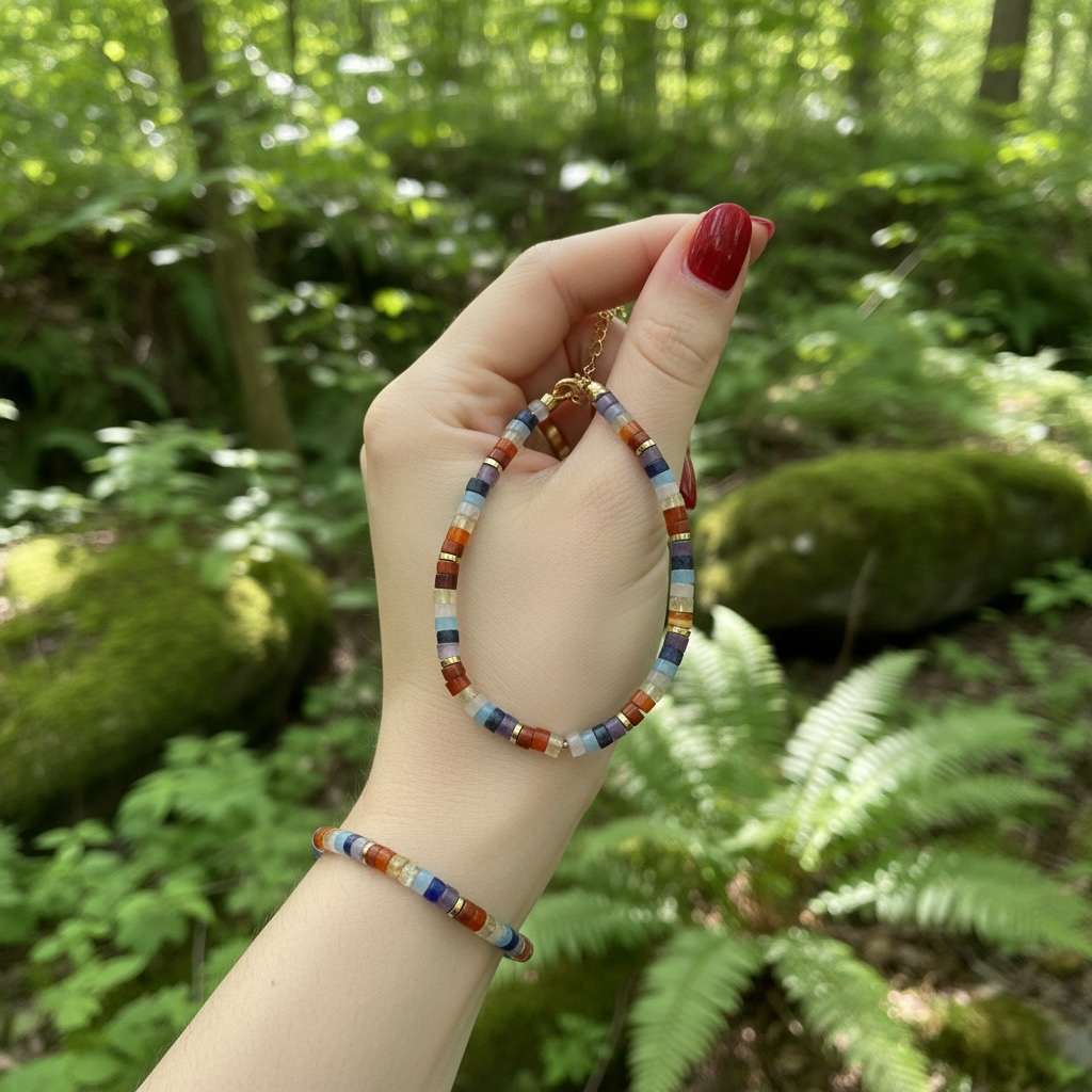 Sieben - Chakra - Armband Modell Elegant