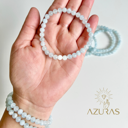 Aquamarin Armband (Beryll Varität)