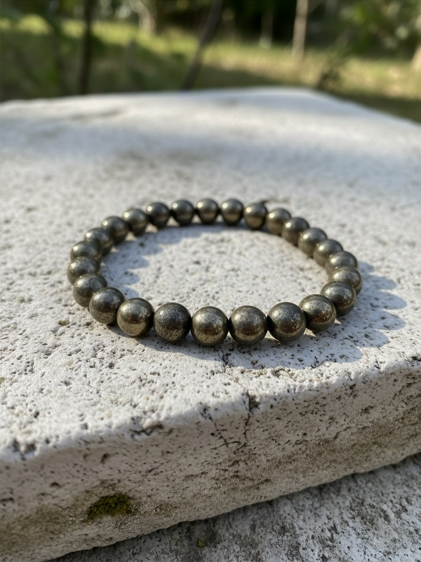 Pyrit-Armband - Dein funkelnder Begleiter für Fokus & Fülle